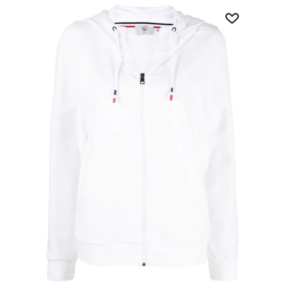 Rossignol Women's Logo-Print Zip-up Hoodie‎ Small White
